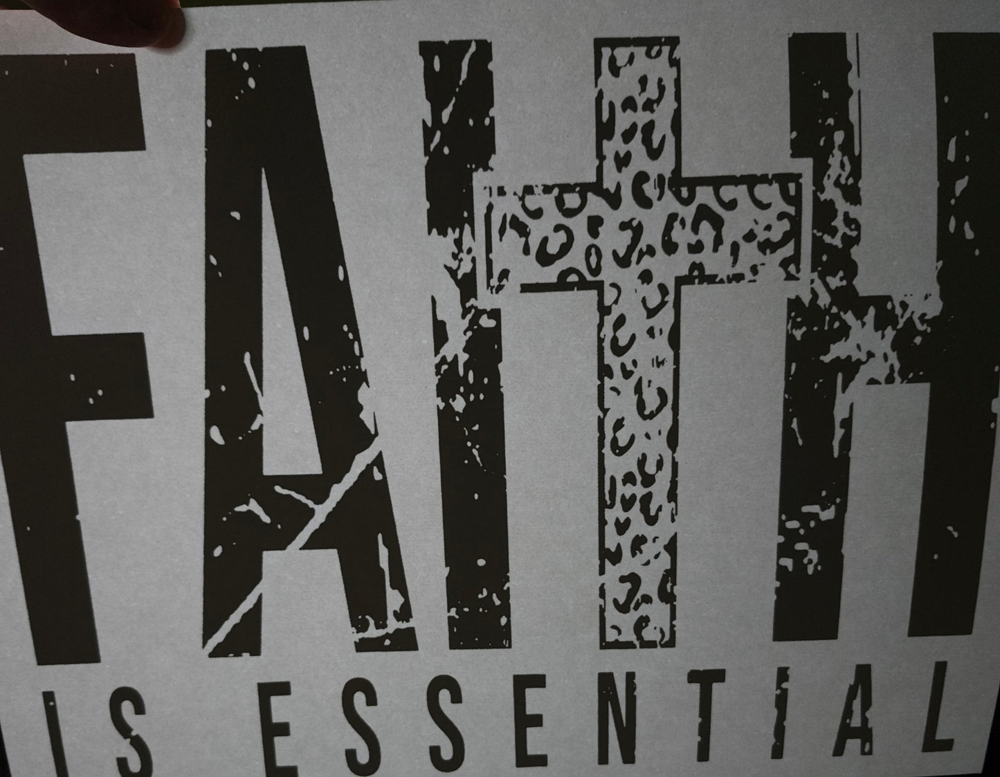 FAITH IS ESSENTIAL