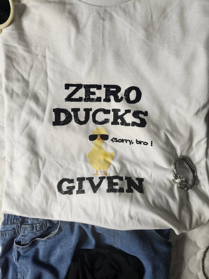 Zero Ducks Given (Sorry Bro!)